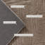 Tapis en fausse fourrure 6 x 9, tapis antidérapant à motif géométrique moderne, brun clair-535751870