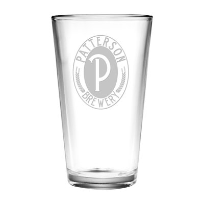 Oval Brewery 16 oz. Pinte de verre