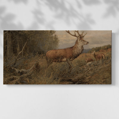 Vintage Animal Series-XLVII- Framed Gallery Wrapped Canvas -Ready to Hang
