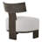 Izick Dark Walnut Accent Chair