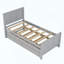 Lit plateforme simple avec lit gigogne et tiroirs