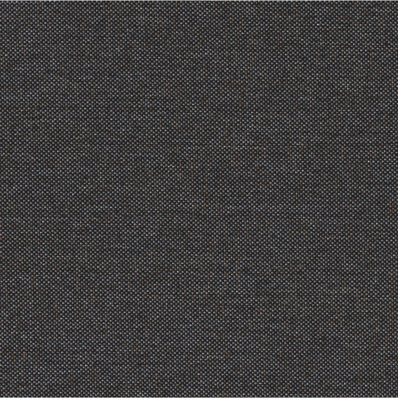 Lit plateforme double Orra, tête de lit rembourrée, polyester gris à piqûre à rainures