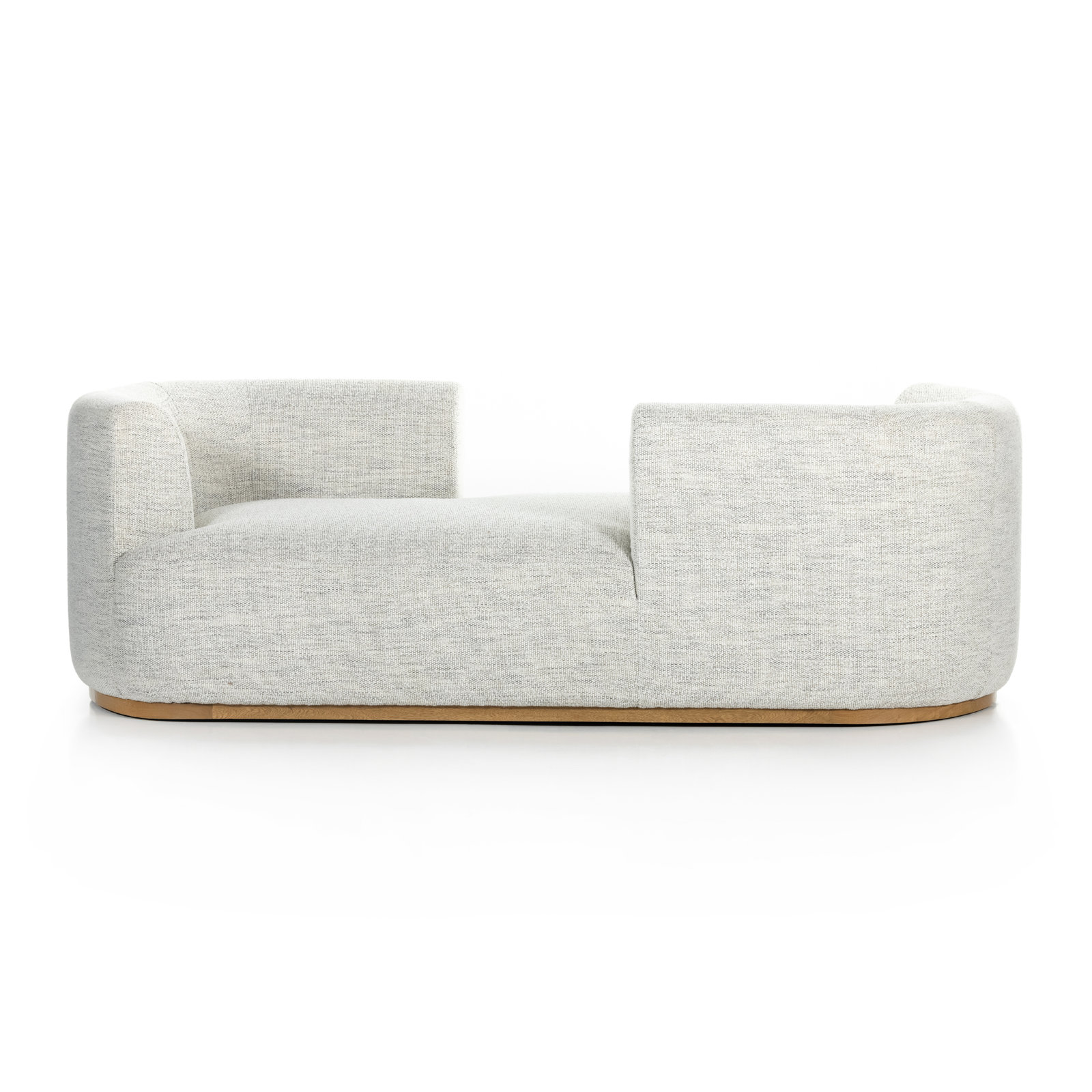 Kal Upholstered Chaise Lounge, Merino Polyester