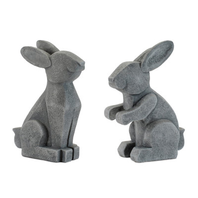Figurine moderne de lapin assis