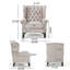 Fauteuil à oreilles capitonné Osvaldo-23819425