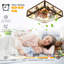 Ventilateur de plafond avec lumières DEL et télécommande