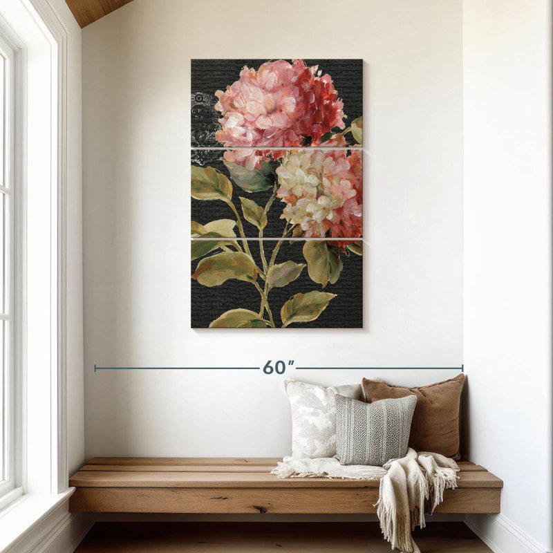 Harnek Harmonious Hydrangeas, 45" H x 28" W