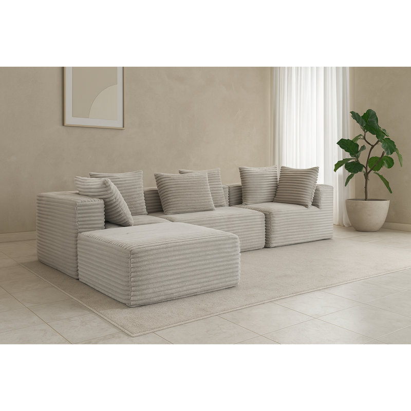Canapé modulaire Compress Sofa Magic, Gris cendre