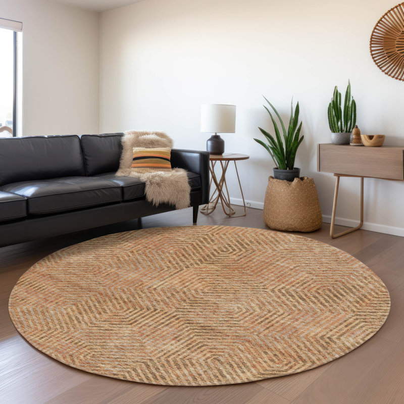 Tapis intérieur / extérieur Maliana, Rond 8 pi