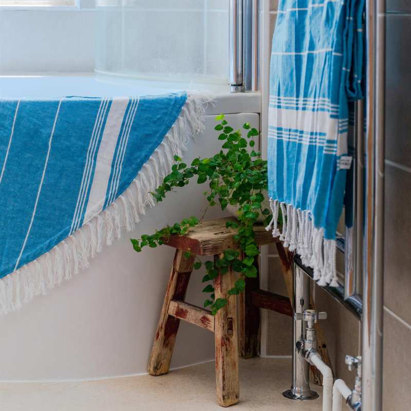 100% Cotton Bath Towel, Blue