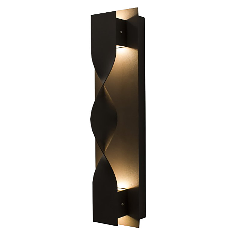 Liebman LED Flush Mounted Sconce, Bronze, 3000