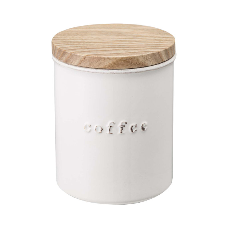Ensemble de pots en céramique (sucre, sel et café)