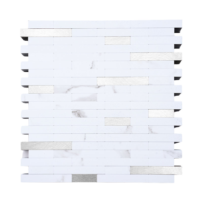 No Subject Wall Decals, White/Silver