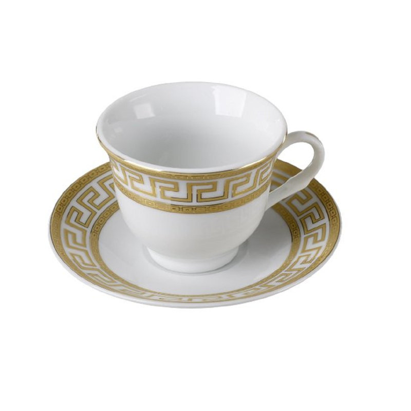 Kimberwood Porcelain Espresso Cup, Gold