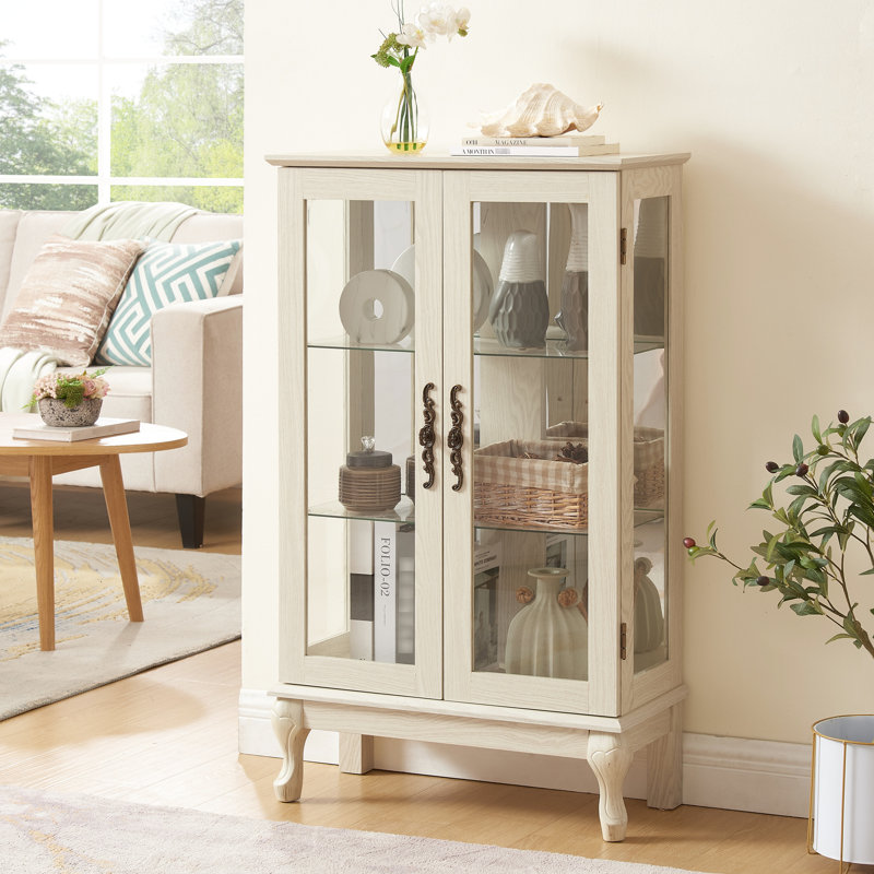 Vitrine Curio, Blanc
