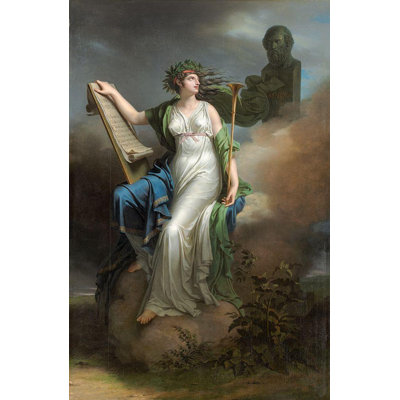 Astoria Grand Meynier, Charles Gallery Wrapped Canvas Art Titled: Calliope, Muse of Epic Poetry