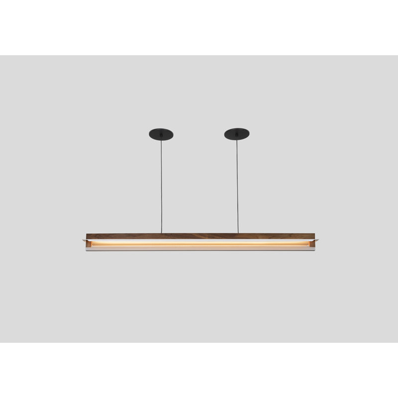 Nubis 1 - Light Textured Black LED Single Pendant, 2700 K
