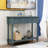 Ethan Console Table with Two Drawers & Bottom Shelf-1913124019
