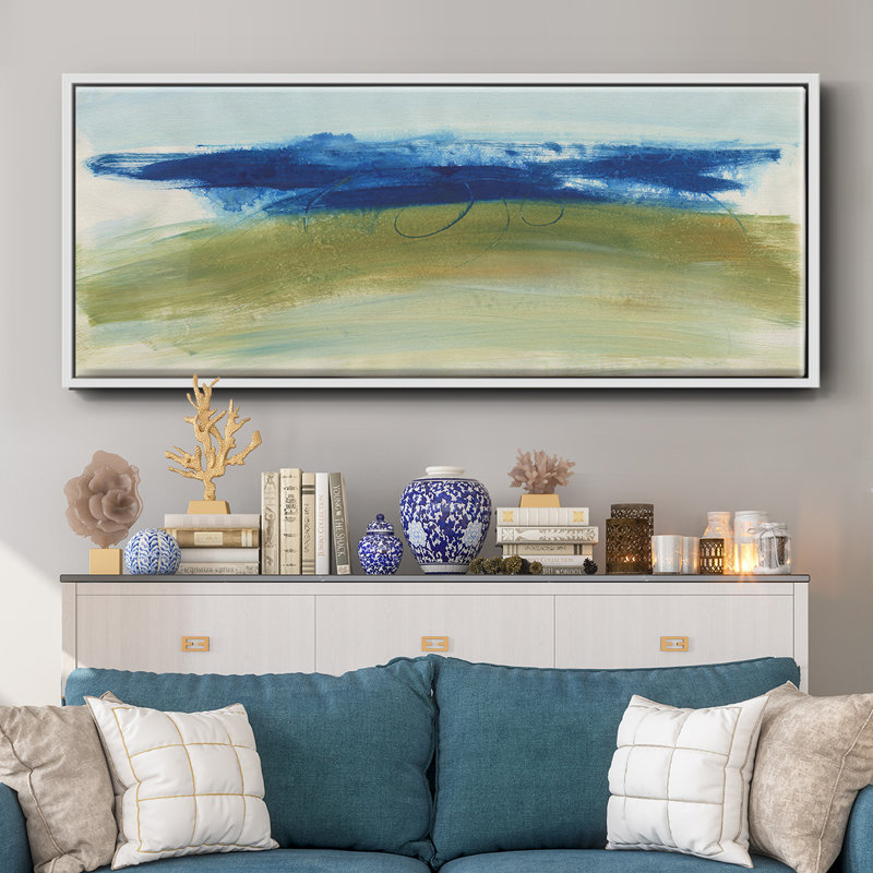 Mirages I- Framed Canvas