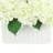 Hydrangeas in Pleated Ceramic Vase