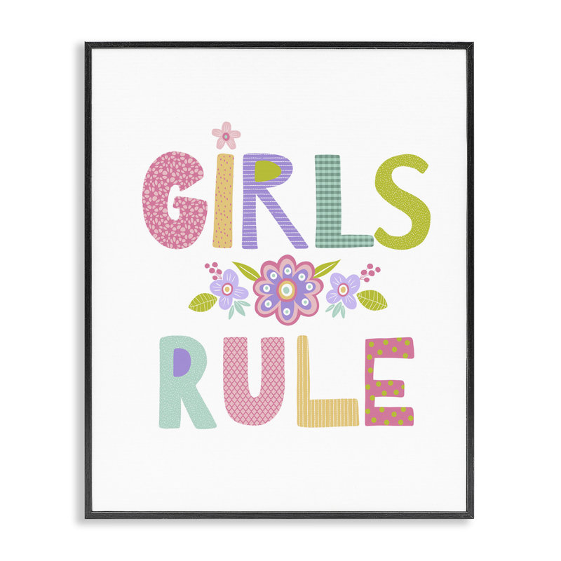 Art de giclée encadrée par les filles par Lisa Nohren, Giclée encadrée noir minuit, H 14 po x l 11 po