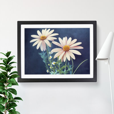 Beaming Daisy Flowers - Framed Print