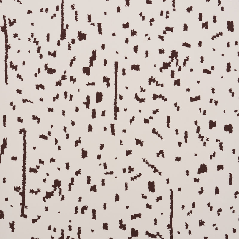 Papier peint Schumacher x Miles Redd, Brun