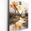 Orange Valley - Horloge murale-109006775