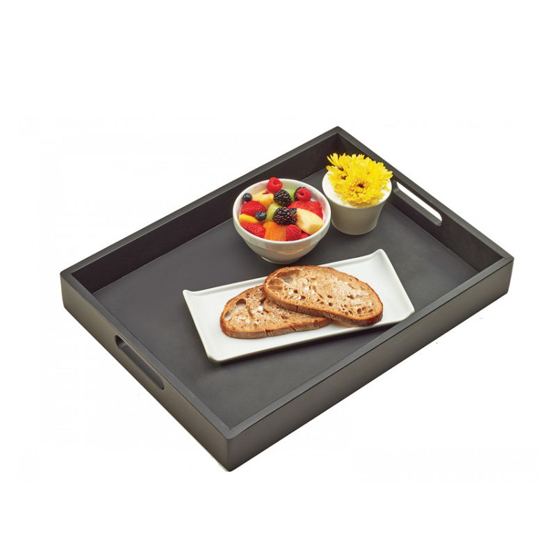 Midnight Bamboo Room Service Tray - 19" x 14" x 2 1/2"