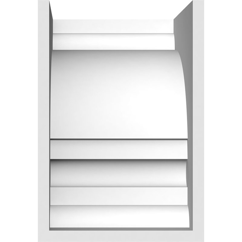 Corbeau en PVC standard de qualité architecturale Diane, H 8 po x l 5 po x P 8 po