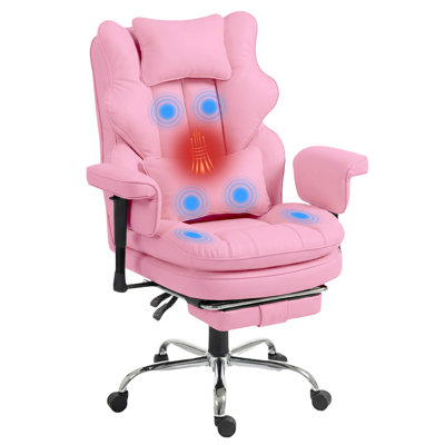 Big And Tall Massage Office Chair With Heat, Extra Wide Double-Layer Pocket Spring Cushion, High Back Reclining Gaming Chair With Adjustable Armrests & Footrest, Heavy Duty Ergonomic Chair For Work & Gaming