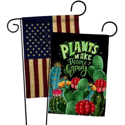 Double Sided 18.5'' H x 13'' W Polyester Garden Flag
