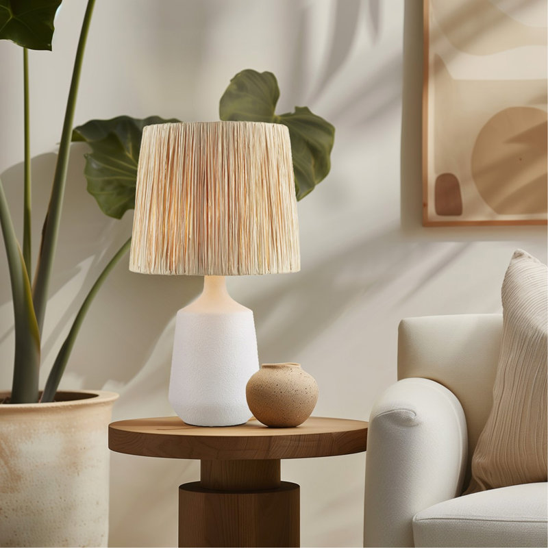 Ceramic Table Lamp White See Below