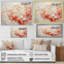 «Rose and White Coastal Coral Collage V - Coastal Coral Under Water», art mural encadré-1210803228-1210803231