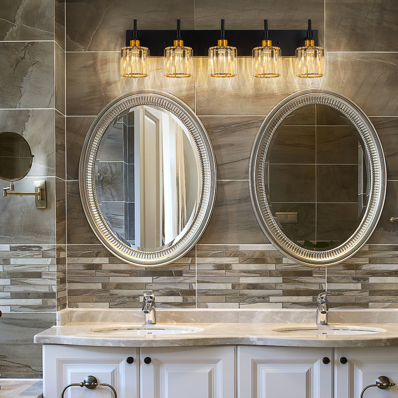 Éclairage pour meuble-lavabo à intensité variable Taevion, 5 Lights