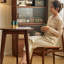 Oak Round Solid Wood Dining Table