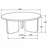 Brown Round Coffee Table