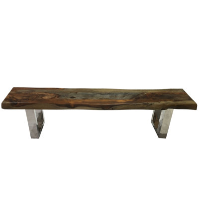 Banc en bois massif Bax