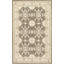 Wool Geometric Area Rug in Gray/Brown/Beige