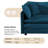 Chenille Cloud Sofa ，4-seat Sofa Couch with Ottoman for Living Room -41756447-41756440