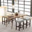 Upholstered Counter Stool with Solid Wood Frame-1151415204-1151415209