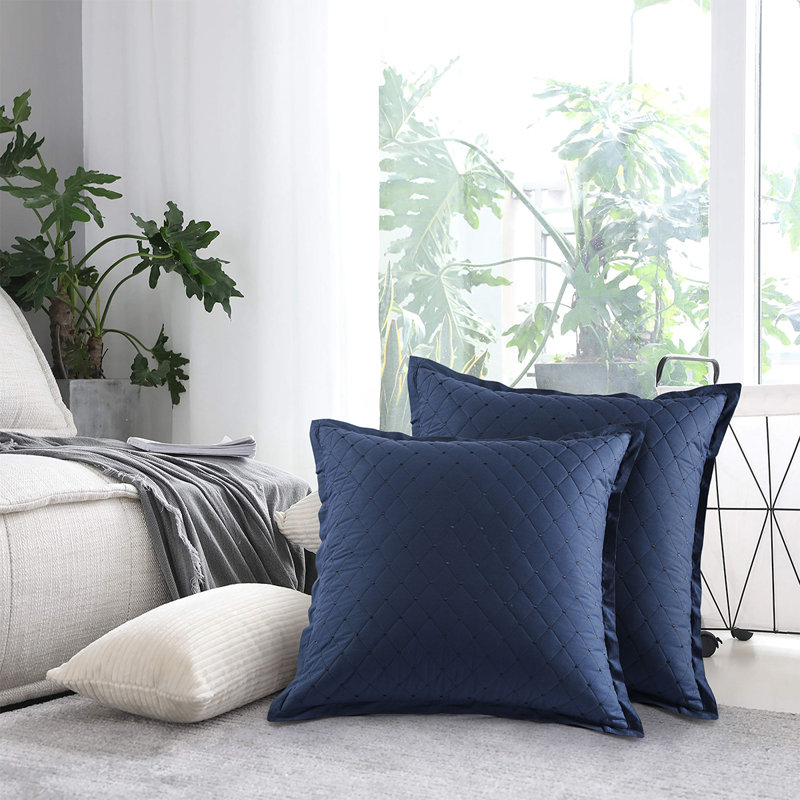 «Your Lifestyle» par Donna Sharp, taie décorative européenne à motif de treillis 