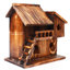 Maison d'oiseaux en bois Mohit, maison d'écureuil pour petits oiseaux