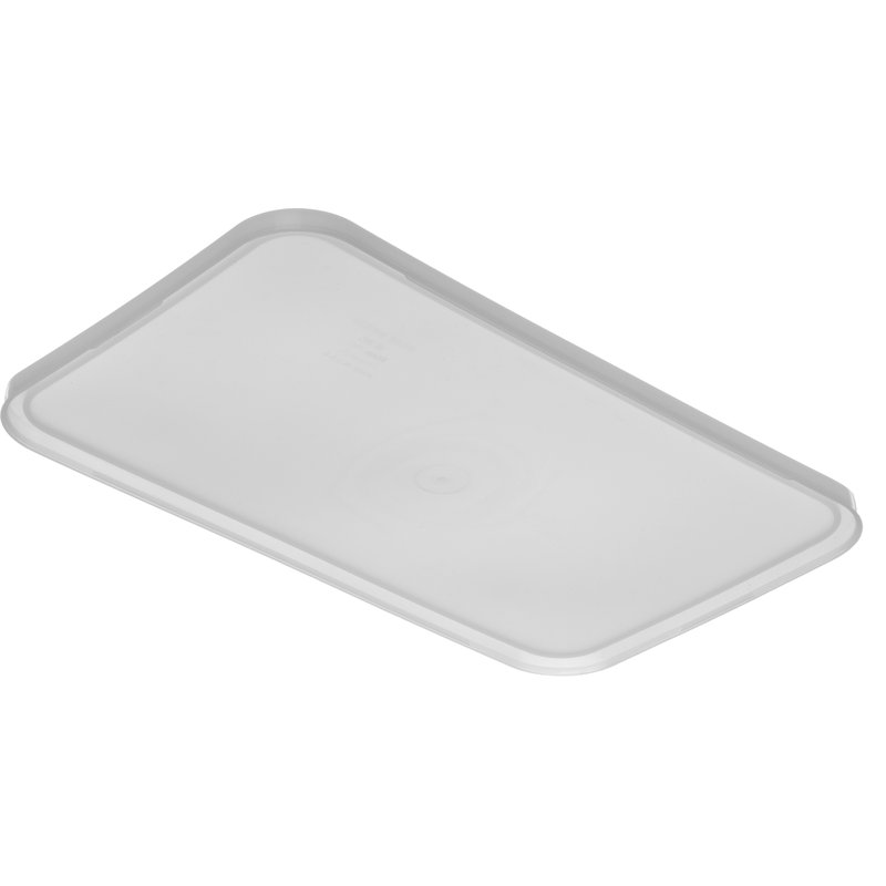 Couvercle transparent en polyéthylène rectangulaire