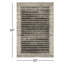 Tapis rayé gris anthracite et ivoire pour l'intérieur et l'extérieur Boden-934651438