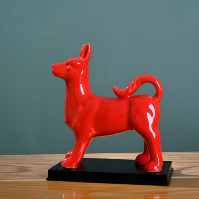 Chien exquis en céramique - richesse artisanale