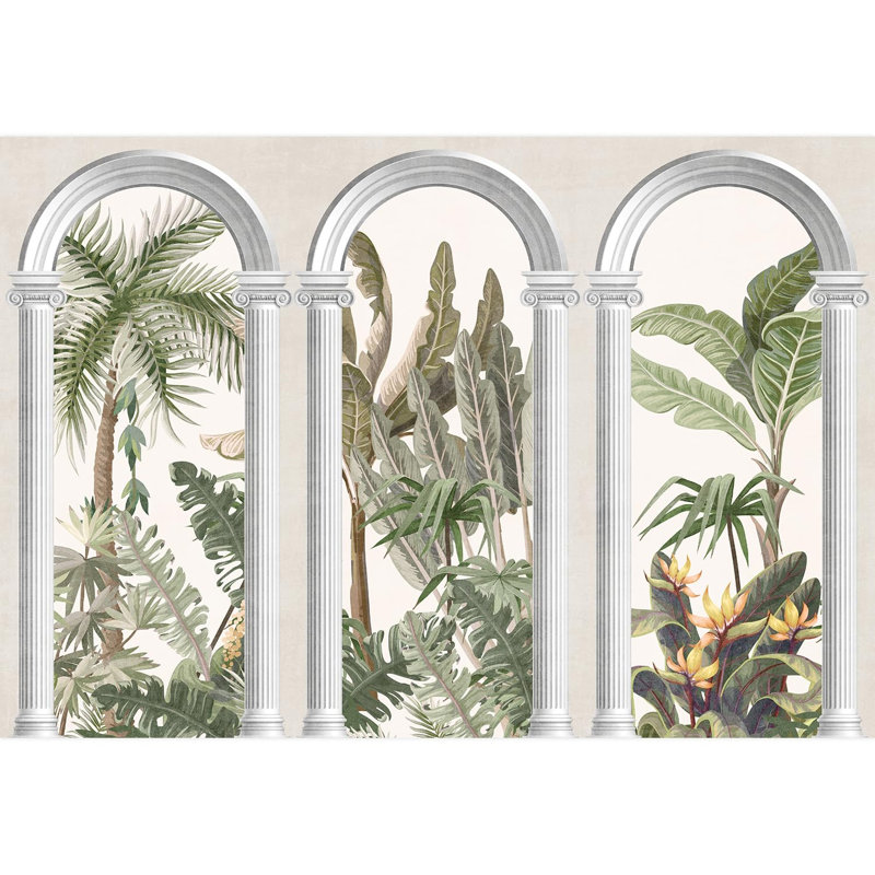 Bordure florale pelez et collez, 66" L x 96" W
