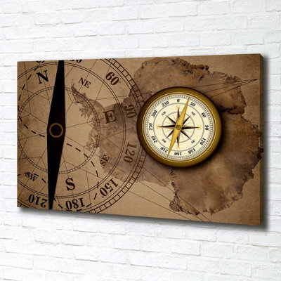 Compass - Wrapped Canvas Print