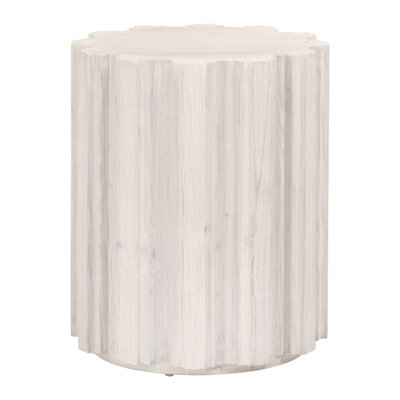 Bella Antique Solid Wood End Table