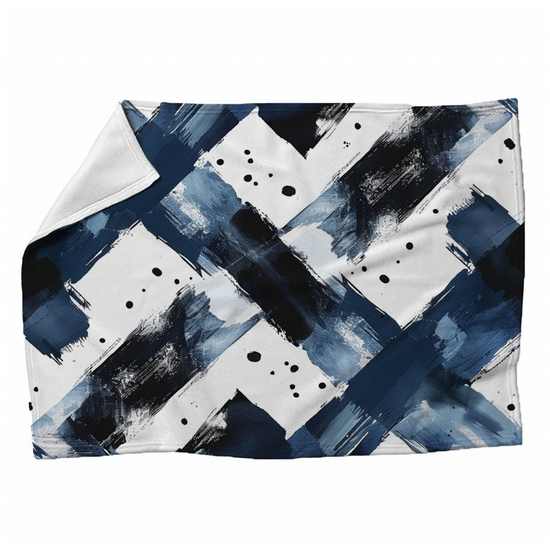 Machine Printed Throw Blanket, 60" x 80"